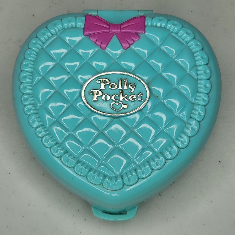 Polly Pocket Babytime Fun Heart-Shaped Compact With Figure